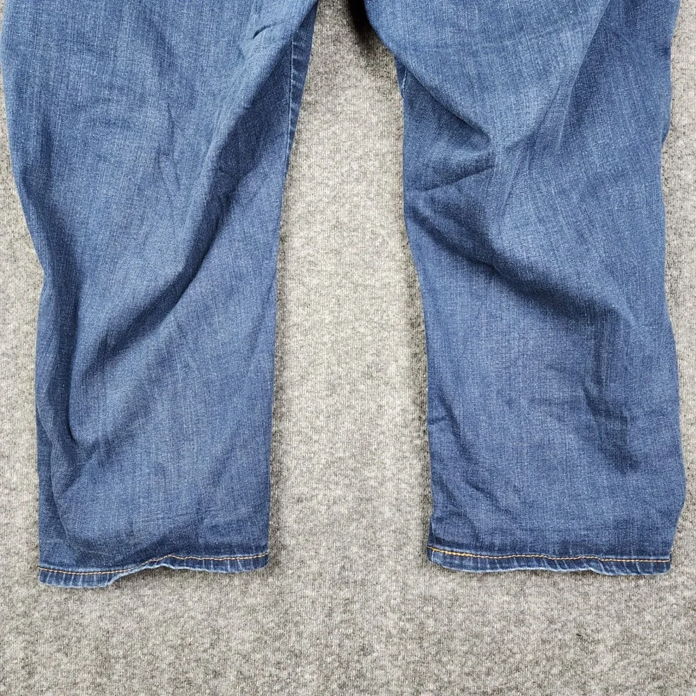 C. Est 1946 Denim Jeans Mens 28W Blue Southwestern‎ Embroidered Classic Cropped